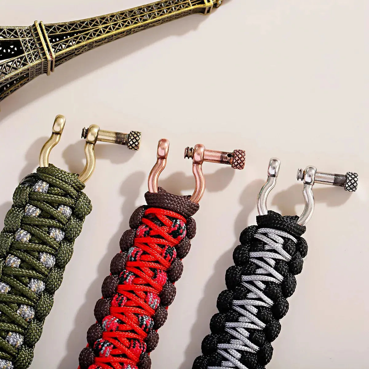 Bracelet Paracorde avec tête de dragon en cuivre vintage - Survie Shop