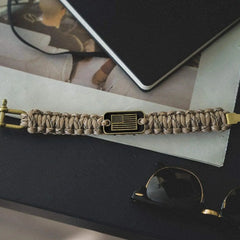 Bracelet Paracorde boucle US Survie Shop