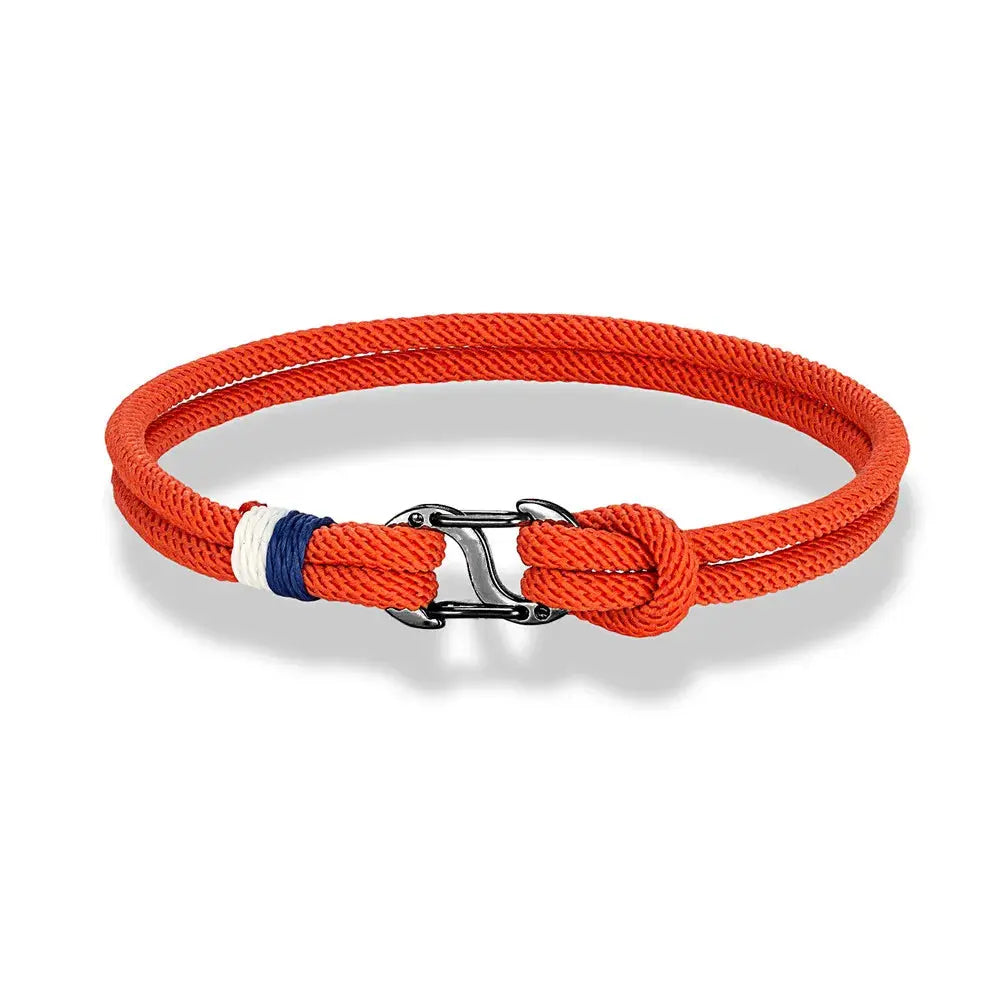 Bracelet en Corde Nautique avec Double Fermoir