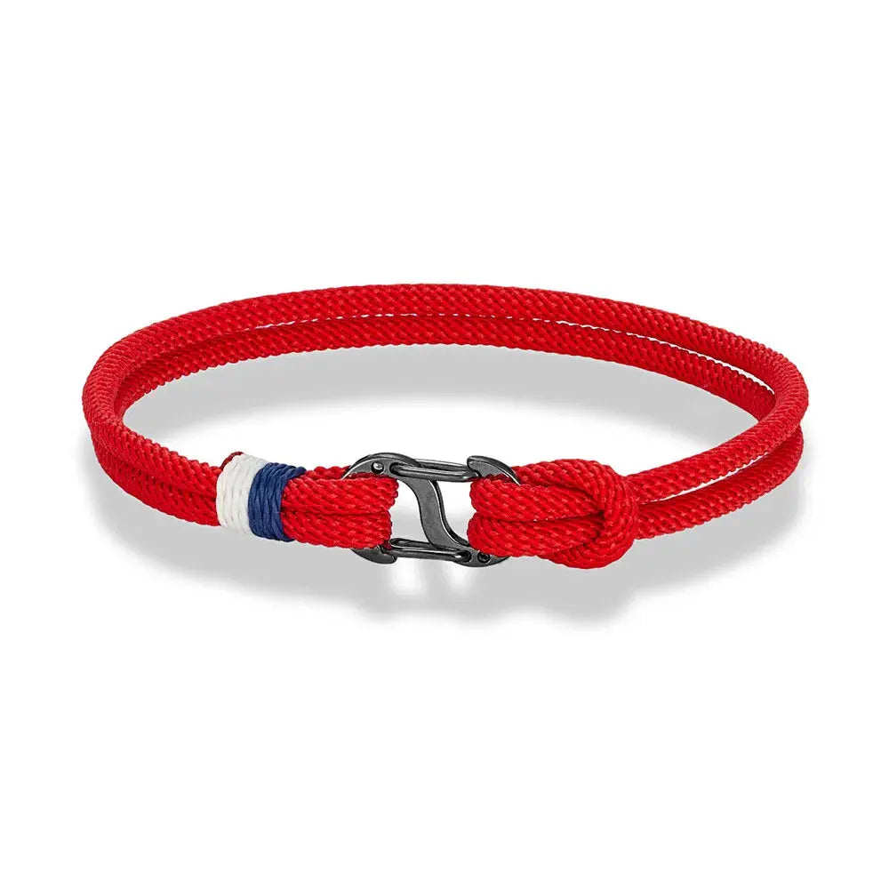 Bracelet en Corde Nautique avec Double Fermoir