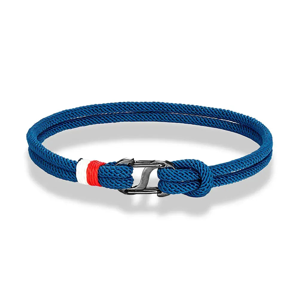 Bracelet en Corde Nautique avec Double Fermoir