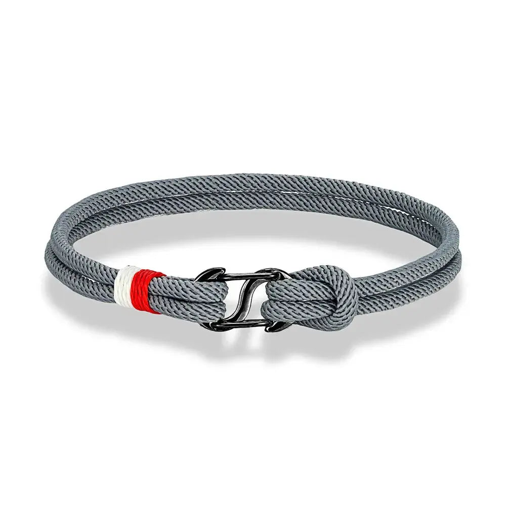 Bracelet en Corde Nautique avec Double Fermoir