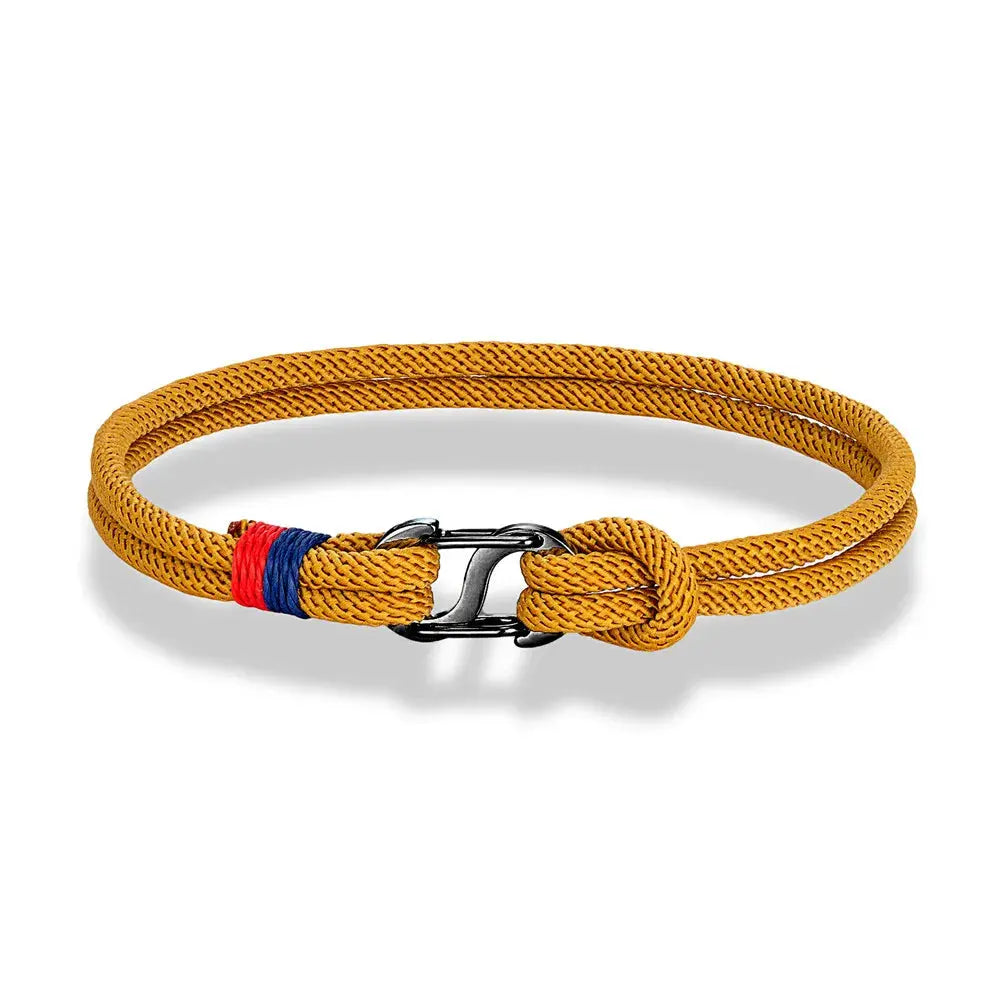 Bracelet en Corde Nautique avec Double Fermoir