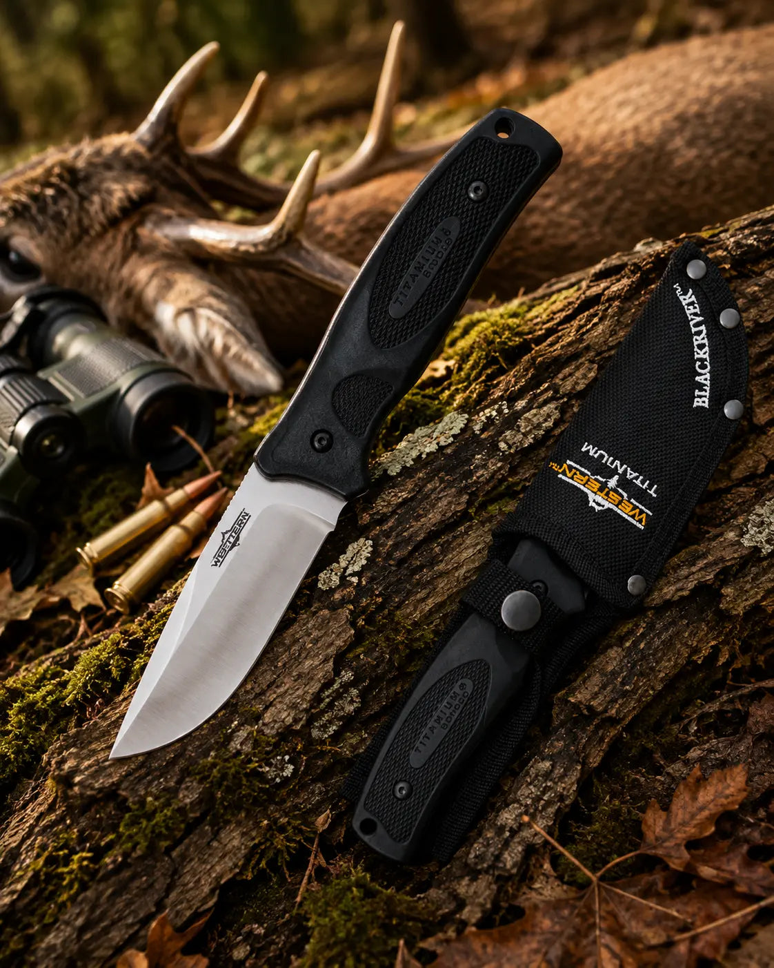 Couteau Black River™ Camillus – Lame Fixe 420 Acier Inoxydable