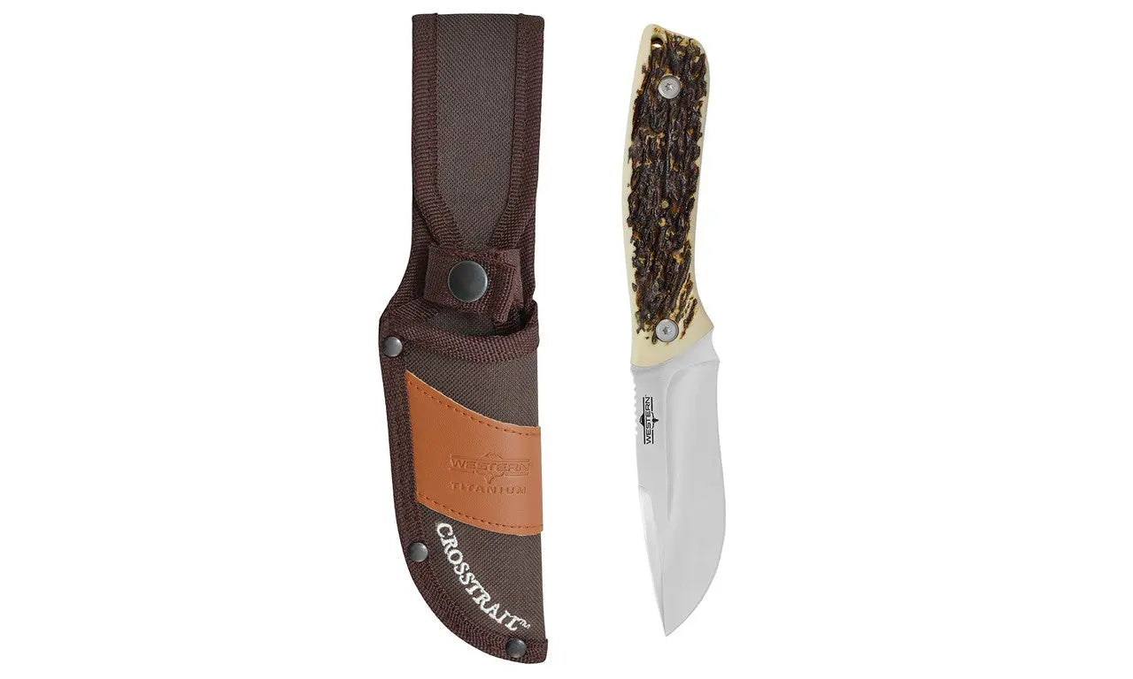 Couteau Western Crosstrail™ – Lame Fixe 420 Titane