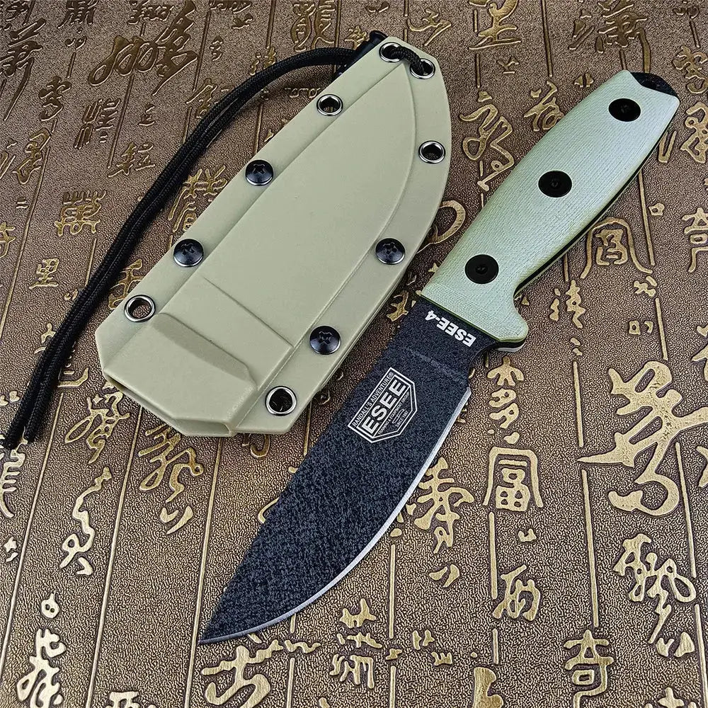 Couteau de Survie et Bushcraft ESSEE-4 Manche G10 - Couteau Bushcraft et Chasse - Survie Shop