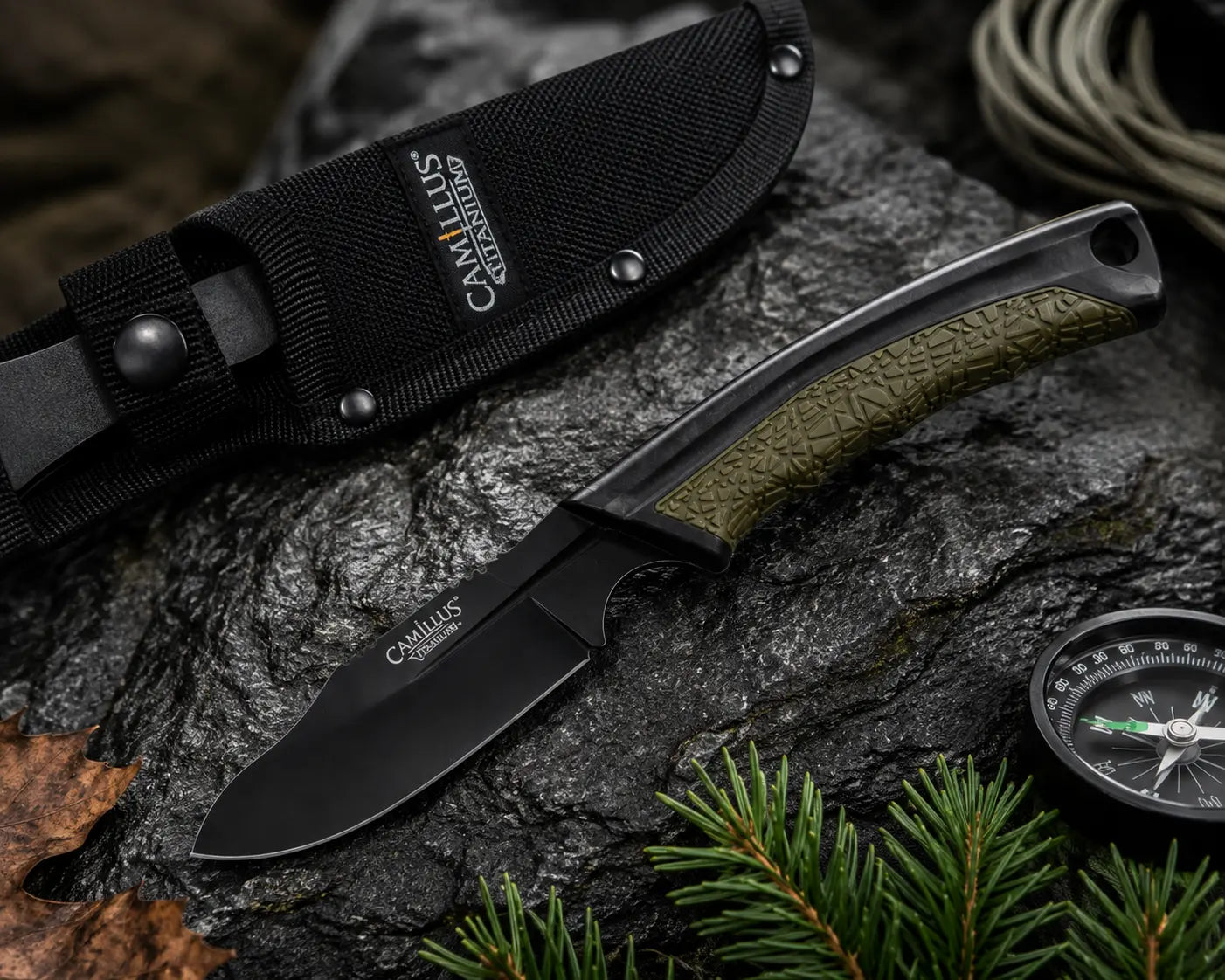 Couteau de chasse Camillus BT-8.5™ – Lame Fixe AUS-8
