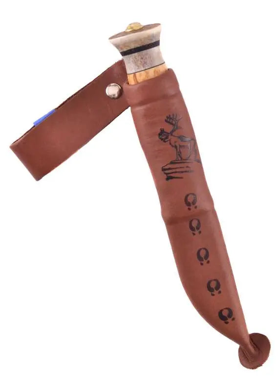 Couteau de chasse VUOLU 8 – Wood Jewel | Couteau traditionnel de Laponie