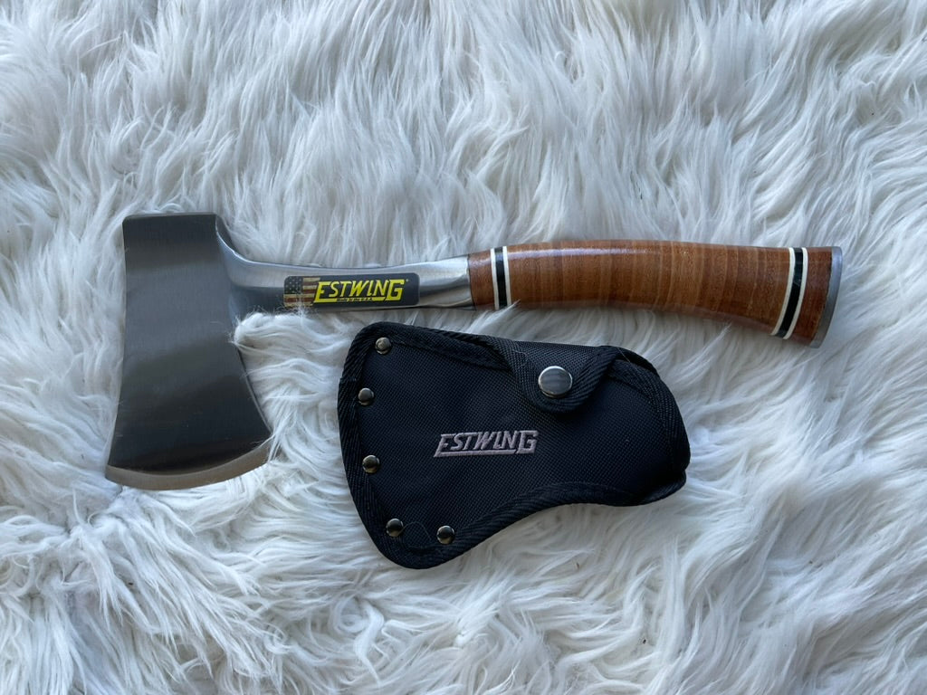 Hache Estwing E24A Sportsman’s Axe – Manche cuir – Acier forgé – Made in USA
