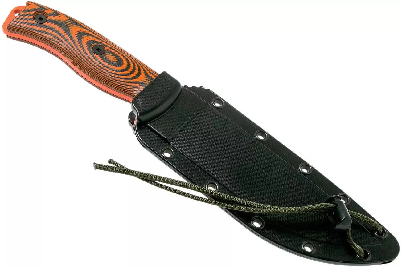ESEE-6 Orange ou Vert – Couteau de Survie Professionnel en Acier Carbone 1095 | Bushcraft, Camping, Chasse & Outdoor