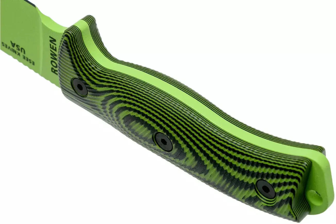 ESEE-6 Orange ou Vert – Couteau de Survie Professionnel en Acier Carbone 1095 | Bushcraft, Camping, Chasse & Outdoor