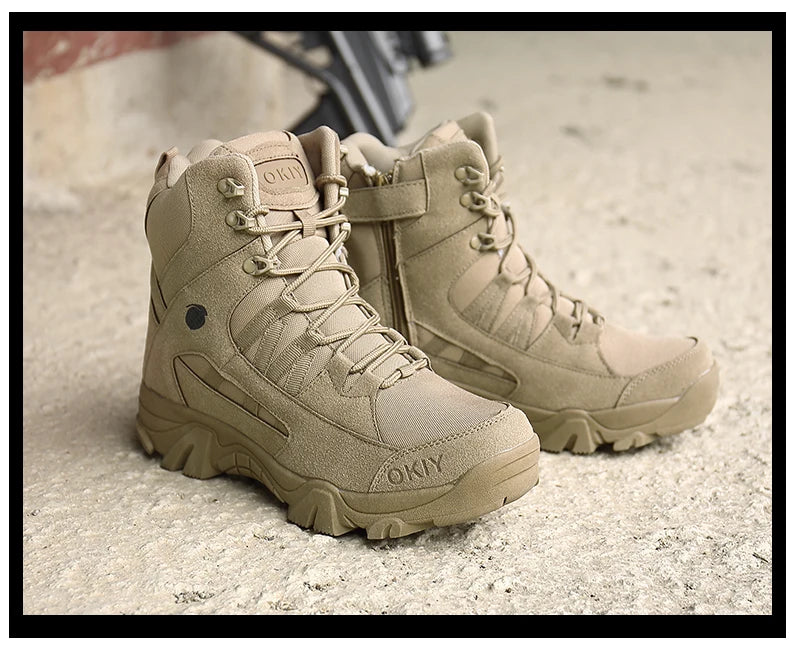 Chaussure militaire - sable tactique