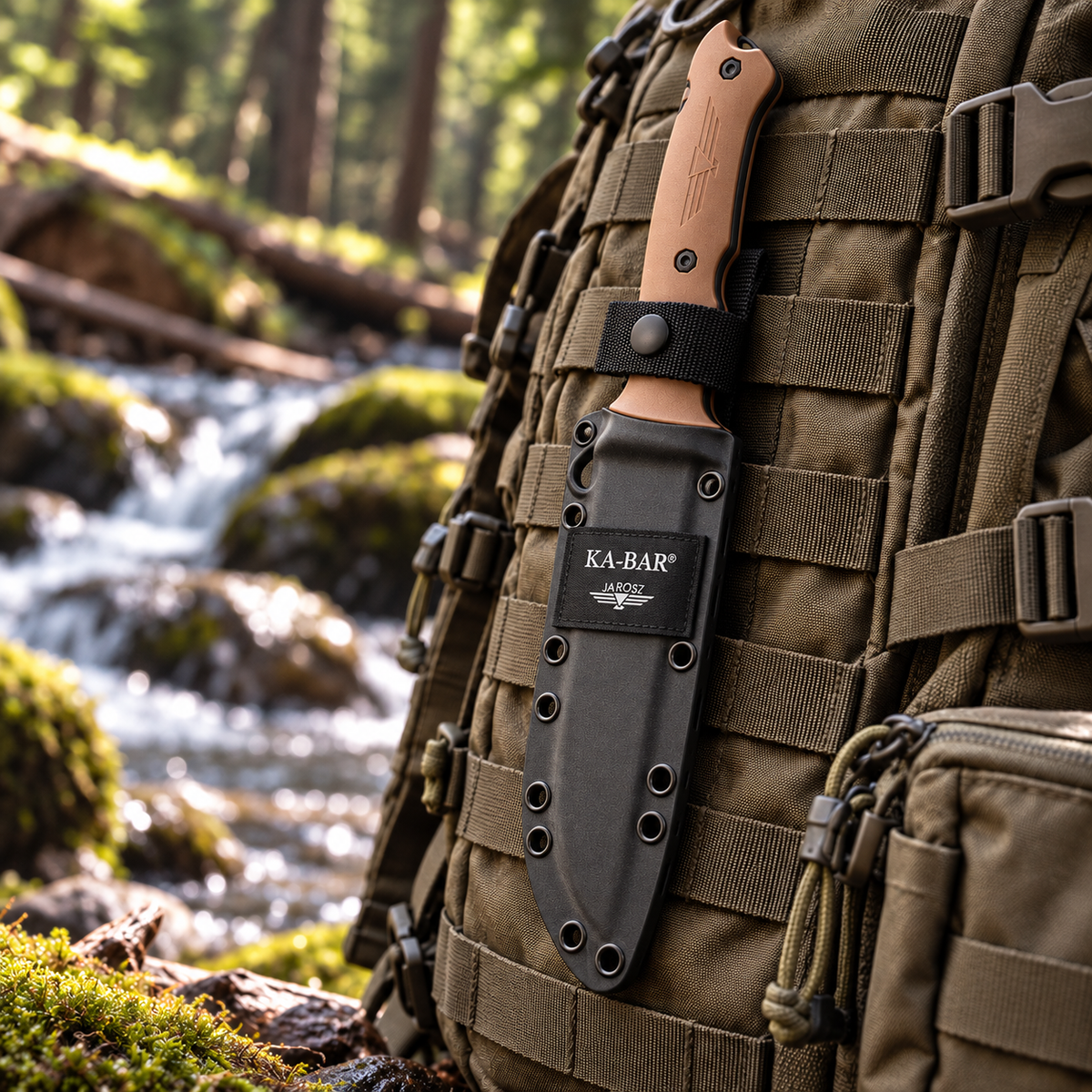 KA-BAR Jarosz Camp Turok 7511 – Couteau Bushcraft 1095 Cro-Van
