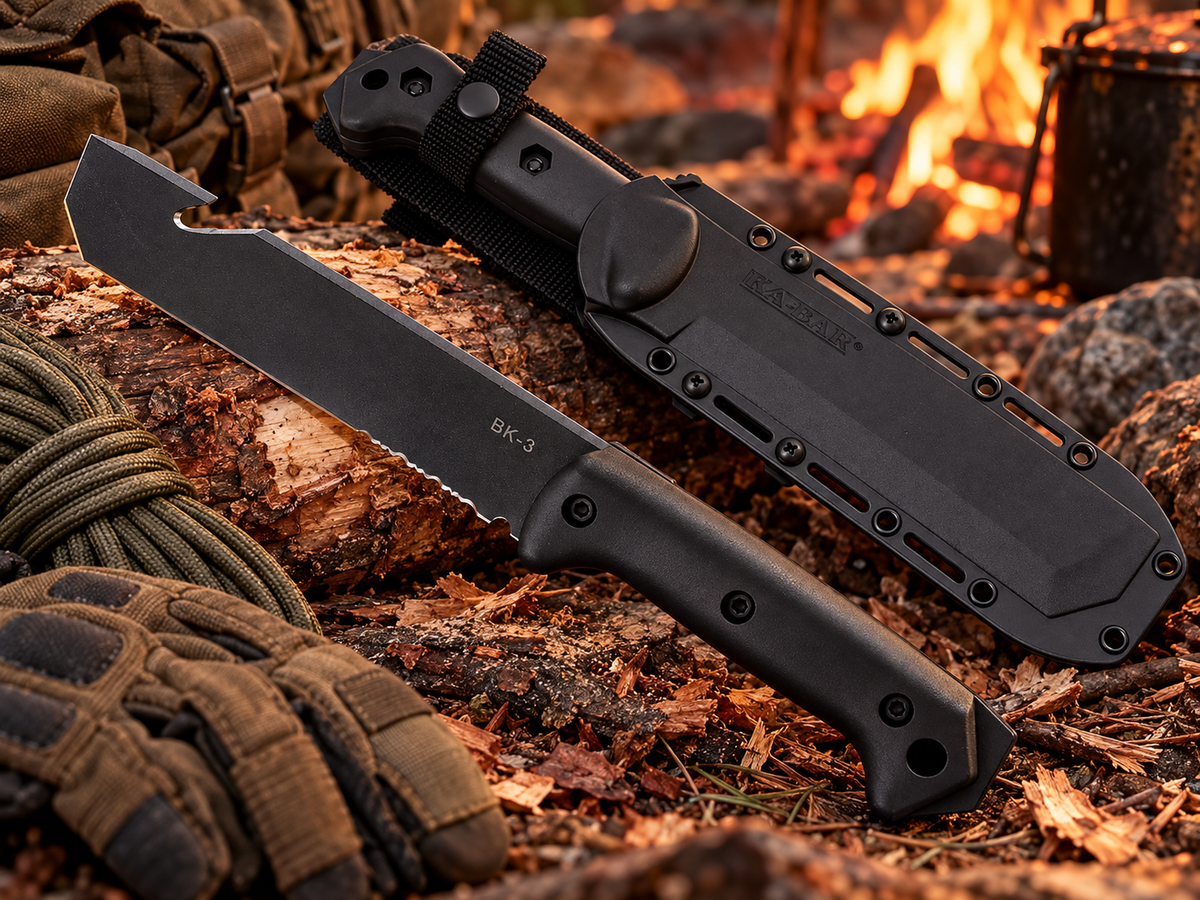 KA-BAR Becker BK3 TacTool – Outil de Terrain 1095 Cro-Van