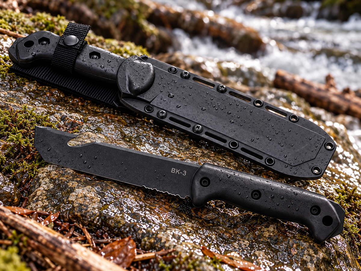 KA-BAR Becker BK3 TacTool – Outil de Terrain 1095 Cro-Van