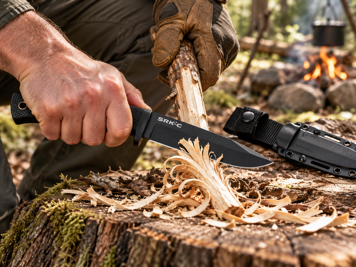 Cold Steel SRK SK-5 – Couteau de Survie Lame Fixe