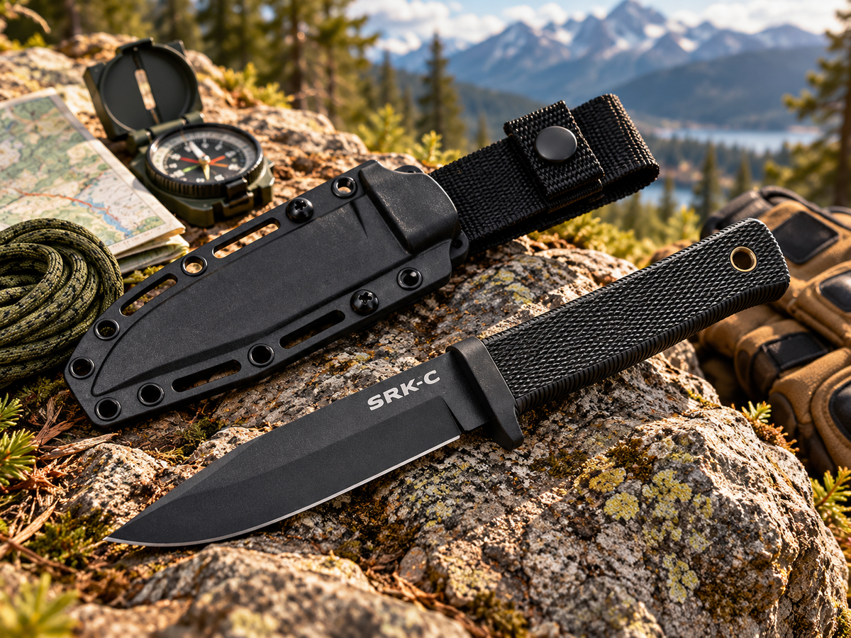 Cold Steel SRK SK-5 – Couteau de Survie Lame Fixe