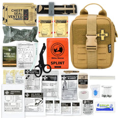 Kit de Survie d'Urgence: Trousse Premiers Soins Molle RHINO RESCUE-SE IFAK pour Voiture Camping Randonnée - Survie Shop