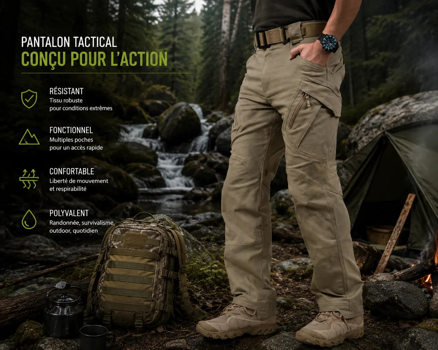 Operator Pants™ – Pantalon Cargo Tactical Outdoor