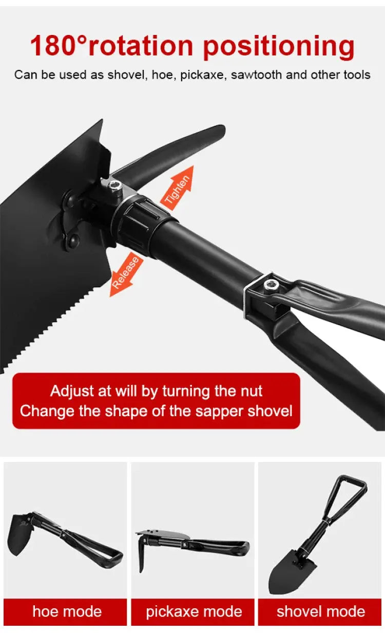 Pelle de Survie Pliable & Multifonctions