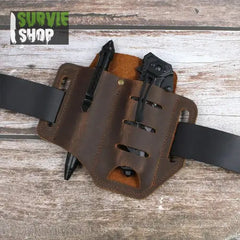 Porte couteaux Ceinture Cuir véritable Survie Shop