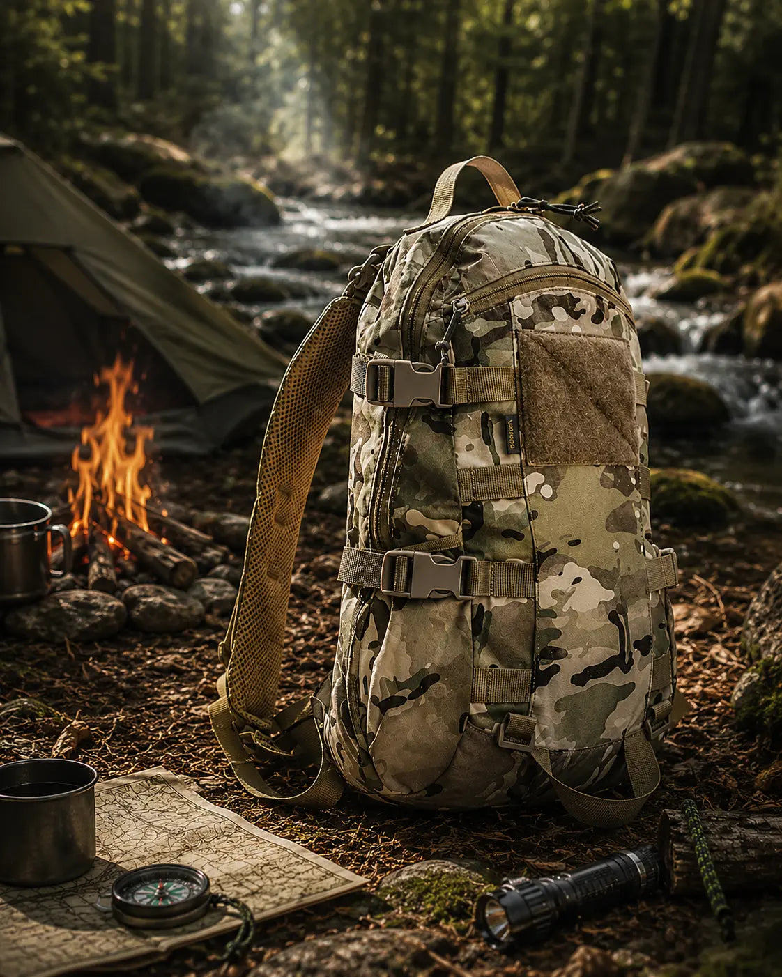 Sac Tactical Survivaliste Molle – Haute Résistance Outdoor