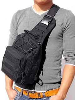 Sac à Bandoulière Tactique Polyvalent 3 en 1 pour Randonnée Chasse Voyage - Survie Shop