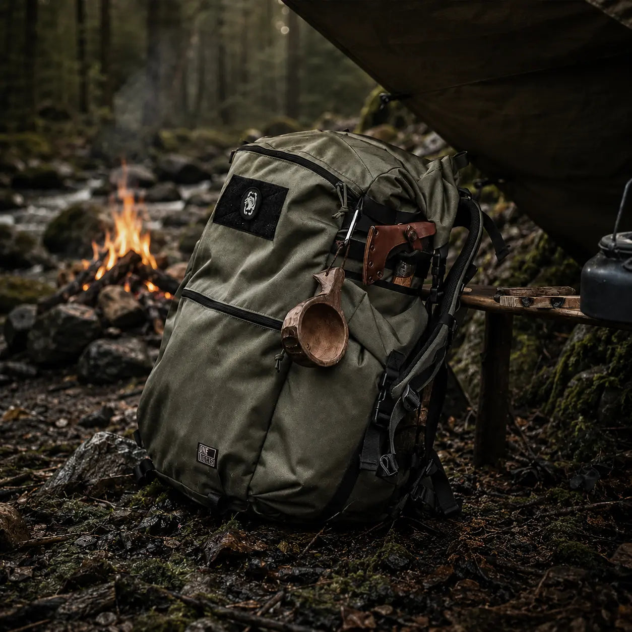 Sac à Dos Bushcraft OneTigris WILD ROCKET 45L En Nylon Cordura