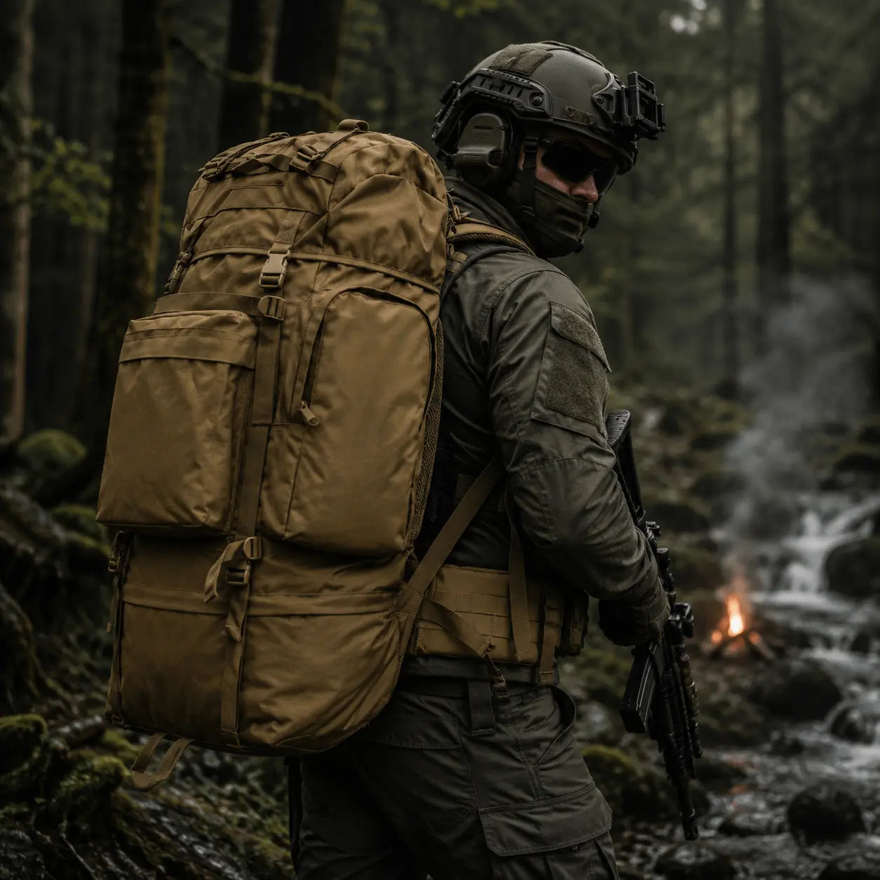 Sac à Dos Tactique 100L Strength Knight | Sac d'Évacuation & Survivalisme