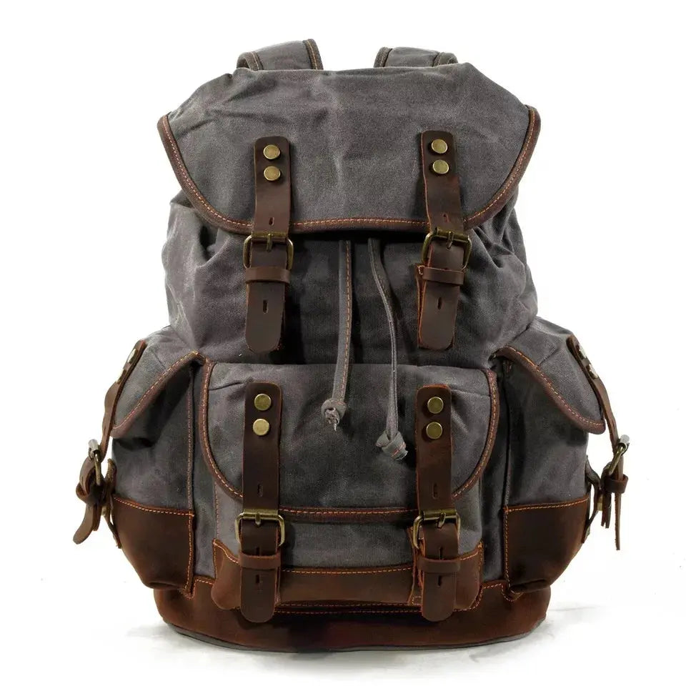 Sac à Dos Vintage en Canvas Bushcraft Qualité pour Homme - Survie Shop