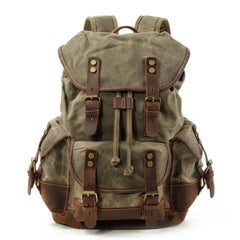 Sac à Dos Vintage en Canvas Bushcraft Qualité pour Homme - Survie Shop