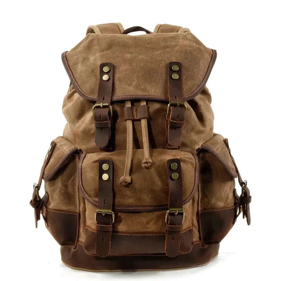 Sac à Dos Vintage en Canvas Bushcraft Qualité pour Homme - Survie Shop