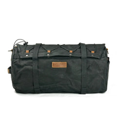 Sac de Voyage Homme Vintage Moto en Toile Canvas, Fermeture Éclair - Style Authentique - Survie Shop