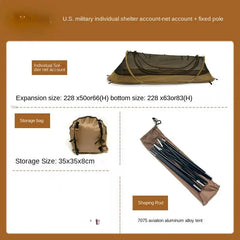 Tente militaire 1 place - Survie Shop