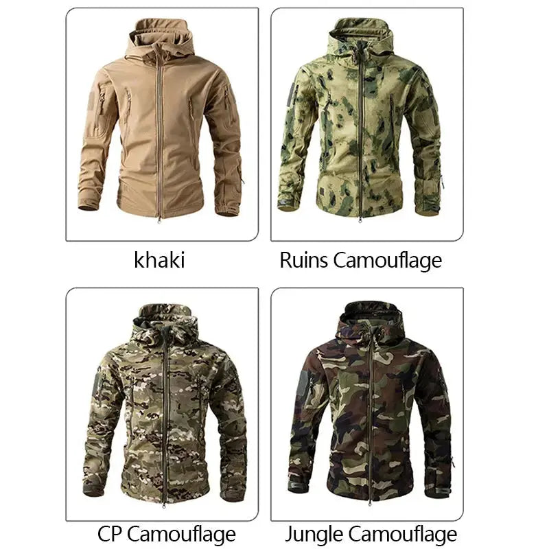 Veste Militaire à Capuche Imperméable – Tactique & Outdoor - Survie Shop