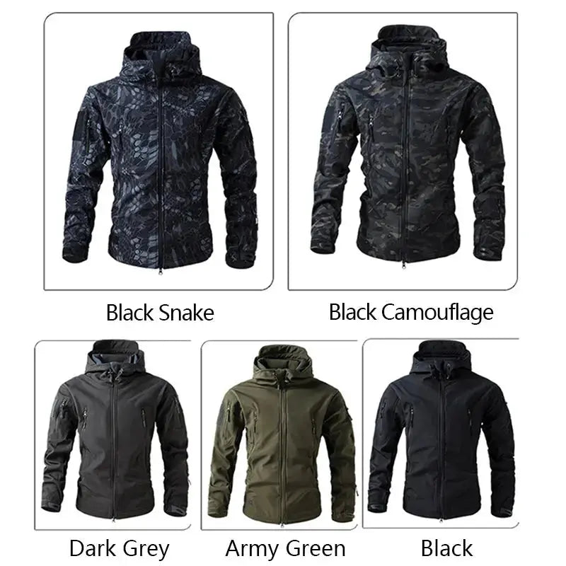 Veste Militaire à Capuche Imperméable – Tactique & Outdoor - Survie Shop