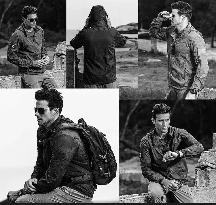 Veste Militaire Tactique Imperméable & Coupe-Vent – Haute Résistance - Survie Shop