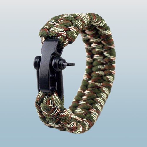 Paracord Wristband<br> Cobra - Camouflage