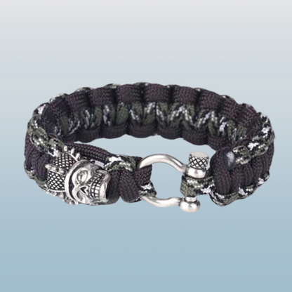 Paracord Wristband<br> Mexican Skull