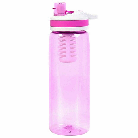 Filtering bottle<br> Charcoal - Pink