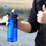 Filtering bottle<br> Hiking - Blue