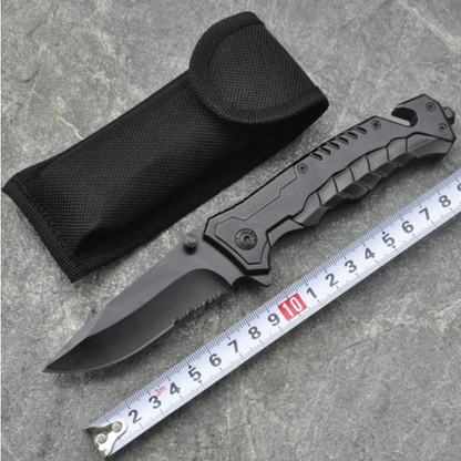 Kit de Survie Militaire Français Noir couteau