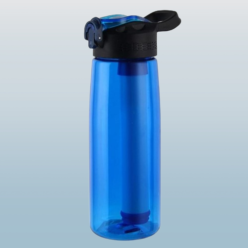 Filterflasche<br> Wandern - Blau