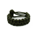bracelet paracorde coulissant vert