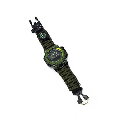 Bracelet paracorde montre vert